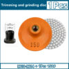 S34dd9a2c04124a0ca7bfe479eb2f2f34V.jpg 100mm M14 Angle Grinder Ceramic Tile Trimming Polishing Disc Dry Polishing Marble Porcelain Granite Chamfering Grinding Edge.
