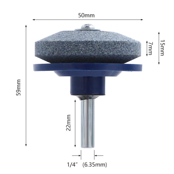 S34e123cc506642f5b73c3a85c3d9505fK.jpg Grinding Stone Electric Knife Sharpener Wind Power Mower Wear Resistant Knife Sharpener Grinding Head Tool