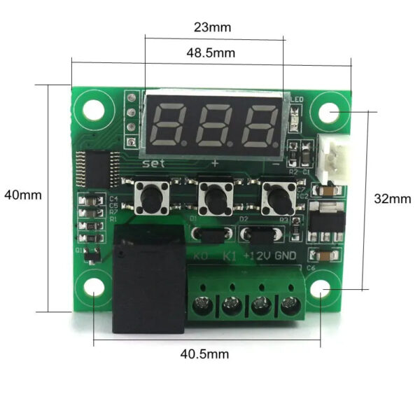 S34eb09b6c0254c299a8d83b3ca7b31c5k.jpg W1209 DC 12V Heat Cool Digital Thermostat Temperature Controller Miniature Thermostat Temperature Control Switch Panel
