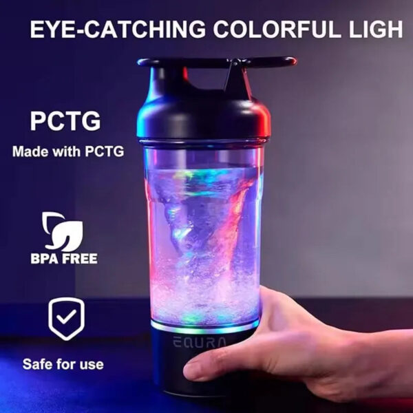S34ff19f7c9f740dba3edf611d493f9c0F.jpg Electric Shaker Bottle, 25Oz Blender Bottles for Protein Mixes, Portable USB C Rechargeable Pulse Protein Shake Bottle, BPA Free