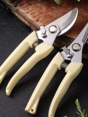 Stainless Steel Scissors Flower Cut Arrangement Pruning Fruit Tree Garden Branch Cutting Household Grafting Gardening Scissors
