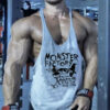 S360e9a59708149b0a1eac60eb885fec5u.jpg Gym T-shirts Suspenders Man Stringer Fitness Shirt Bodybuilding Shirt Men Top for Fitness Vests Men's Vest Sleeveless Sweatshirt