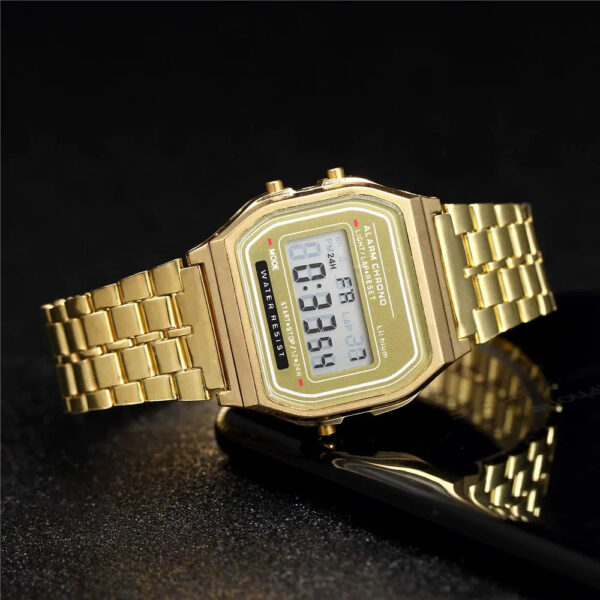 S366d5a450d5b433da25f44f16a87dc1bi.jpg Elegant Digital Watch For Women Gold Silver Stainless Steel Business Ladies Electronic Wrist Watches Man Clock Zegarek Damski