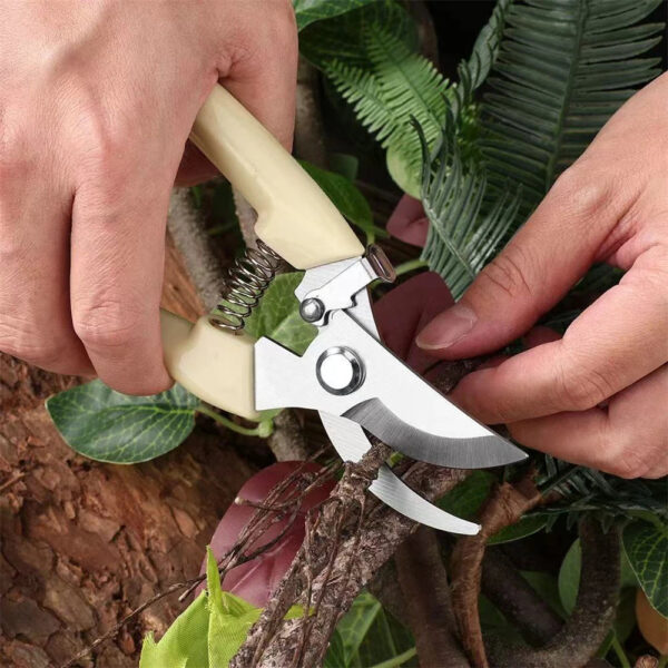 Pruner Garden Scissors Professional Sharp Bypass Pruning Shears Tree Trimmers Secateurs Hand Clippers For Garden Beak Scissors