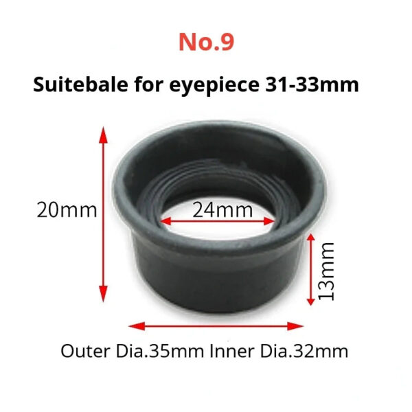 S3736eb7d4c7f428ca59ca0462178ecaaf.jpg 2PCS 29-31mm 31-33mm Telescope Eyepiece Rubber Eye Shields Binoculars Eye Guards Microscope Eye Cup Protector 29-33mm