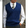 S381e482eba1c45cc8ff964eaeb29ecd1X.jpg 2026 Men's Autumn Winter Warm Casual Knitted Sweater Vest Sleeveless V Neck Fleece Western Sweaters for Men Sueter Para Hombre