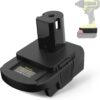 Battery Adapter Converter with USB For Dewalt 20V Li-ion for Milwaukee 18V Li-ion Battery to for Ryobi 18V Li-ion Battery tool
