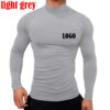 S3965684b66764aa5b93d2813b056473ft.jpg New Fashion Base Tee Shirt Men Slim Fit Knit High Neck Pullover Turtleneck Sweater Tops Shirt