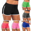S397d1ddc871244a69dda06488b11b17eq.jpg 1pc Women Sports Yoga Shorts Skinny Patchwork Casual Tight Shorts Fashion Sexy Summer Girls Running Short Pants Gym Hip Training