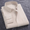 S39b6588c602d4a6d83cde17914dbdc97q.jpg Classic Men's Dress Shirt Spring Long Sleeve 100% Pure Cotton Solid Color Oxford Striped Soft Business Regular Fit Social Blouse