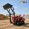 EPA Approved 35HP Mini Track Tractor Front Loader For Farm Garden Multi Attachment Digger Ripper Rotary Tiller Fast Ship