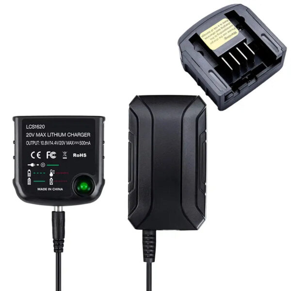 Lithium Battery Charger For Black&Decker 10.8V 14.4V 18V 20V Serise LBXR20 Electric Drill Screwdriver Battery Charging Tool