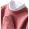 S3b801845c6c74fad91915f065eae10781.jpg Autumn Winter Men Cashmere Sweater O-neck Soft Warm Pullovers Male Loose Knitted Shirt Korean men's winter blouse