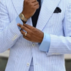 S3c9b9eed904e4bd18cda62f4076b0a87S.png 2 Pieces Casual Men Suits Seersucker Stripe Outfits Custom Wedding Groom Tuxedo Costume Homme Peaked Lapel Jacket+Pants