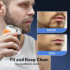 Electric Shaver for Men Mini Electric Razor Beard Trimmer USB Rechargeable Men's Shaving Machine Dual Blade Men Electric Razor