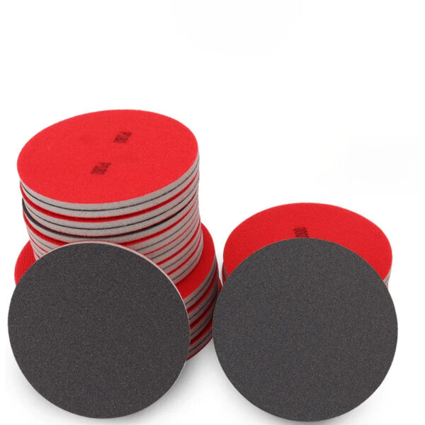 2 3 5 Inch Round Sponge Sandpaper Sanding Block Polishing Pads Flexible Abrasive Block Sand Pad Grinder Foam Polish Grinding