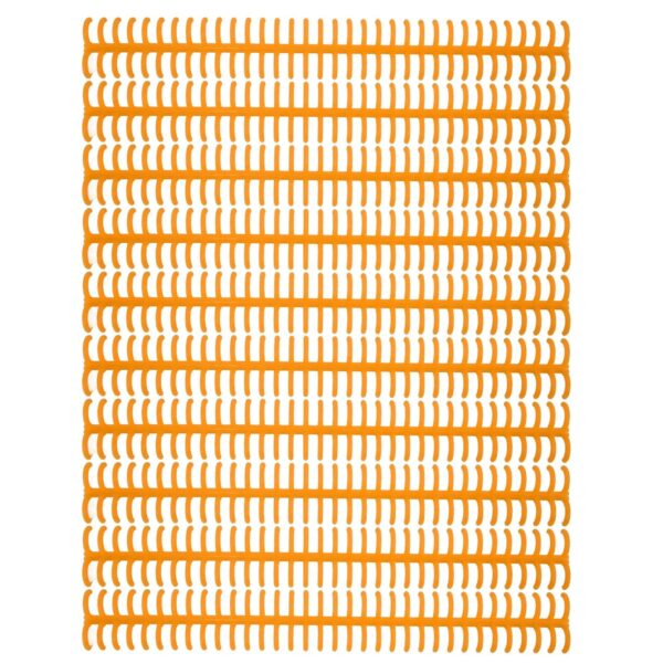 【New】10PCS 34 Hole Binding Spine Plastic Split Loose Leaf Rings Detachable Binding Loop 12mm Diameter Detachable Binding Loop