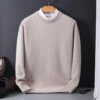 S3de2e4c92eb049669b378da1a8cb90edU.jpg Hot Sale Cashmere Men's Sweater O-Neck Knitted Jumpers Long Sleeve Male Pullover Soft Warm Woolen Fashion Clothing Big Size