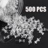 S3df5a8508fad43efa56b312d9b8412b8G.jpg 100/200/500/1000pcs Push Pins Plastic Head Steel Tip Wall Thumbtacks Painting Nails For Home Office And Craft Projects With Box