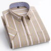 S3e15a4e4e27d43f585522577792cb35fk.jpg 100% Cotton Oxford Men's Shirt Short Sleeve New High Quality Business Casual Fashion Men's Plus Size Shirt Formal S-7XL