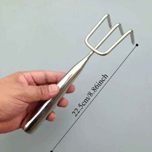 S3e9dce803492425ab84b071e4acf3d5fF.jpg Claws Garden Hand Rake Stainless Steel Manual Small Leaf Rakes Integrated Gardening Tool Weeding Removal Puller Garden Yard