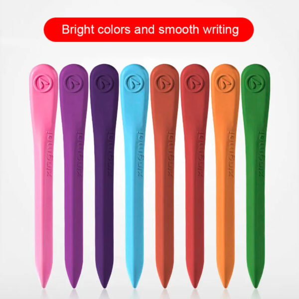 S3ee771f89cbf4bfa95c6eafe46c63503P.jpg 12/24 Colors Triangular Crayons Safe Non-toxic Colouring Pencil For Students Kids Children Stationery Drawing Toy Colouring Game
