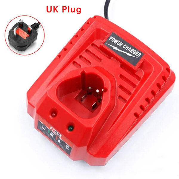 S4025061f538e40bab0854f5cb145f5a8q.jpg Battery Charger For Milwaukee M12 N12 Lithium-Ion Battery 3A fast charging Replacement 48-11-2401 48-11-2402 C12B C12BX
