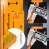 1pc Electric Saw Guide Rail Cutting Machine, Punch-Free Cutting Machine, Bottom Plate Guide Rail Plate