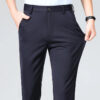 S40bc72481f0845a2a9029babaed72af51.jpg Summer Autumn Thin Trousers Men Formal Dress Suit Pants Work Pants Quality Business Casual Pants Black Wine Red Long Pants