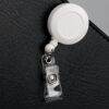 1PC PP ID Card Holder Name Tag Badge Reels Retractable Staff Business Badge Holder Office Supplies Stationery for Exhibition