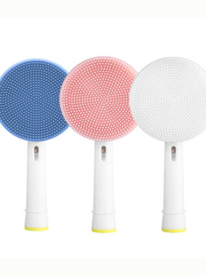 Silicone Facial Cleansing Brush Replacement Head For Oral B Braun Electric Toothbrush For Exfoliating Deep Cleaning Massaging
