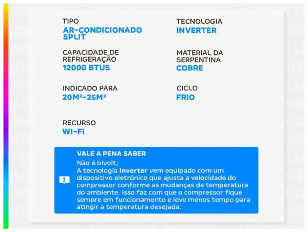 S4142b96b2756412f8d376008926ea88eW.jpg Air conditioning Split 12.000 BTUs Philco Inverter Frio Hi Wall PAC12FC INT - 220V