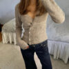 S41527637890d4b28be3cfabba65a080dj.jpg 2025 Autumn Winter Long-Sleeve Fashion Women's Cardigan Sweater Knitted Coat Short Casual Single Breasted Korean Slim Female Top