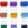 S4223c06cd9894c0581b2a3167dc93d35T.jpg Animal Stainless Steel 9 Color Guide Comb Set For Most Oster/Wahl/Andis Detachable Clippers (ONLY Snap on Size #10/15/30 blades)