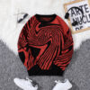 S42259c55b15b4bf3ad7d8e121da87b09I.jpg New Popular Autumn and Winter Maze Jacquard Pattern Pullover Sweater Casual Round Neck Contrast Color Knitted Men's Pullover