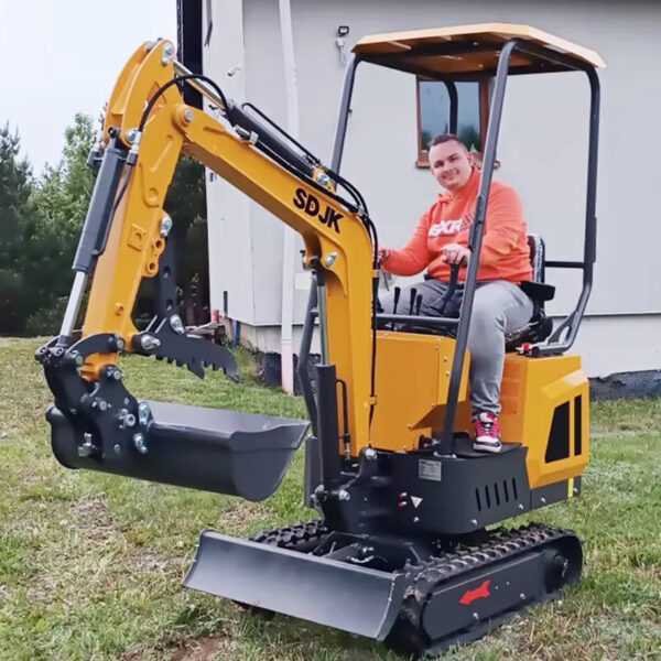 S426142e97e7c449db250f2d31bbd91c4X.jpg Crawler small excavator 1 tons 1.2 tons 1.6 tons Mini excavator enclosed cab custom color Mini Digger