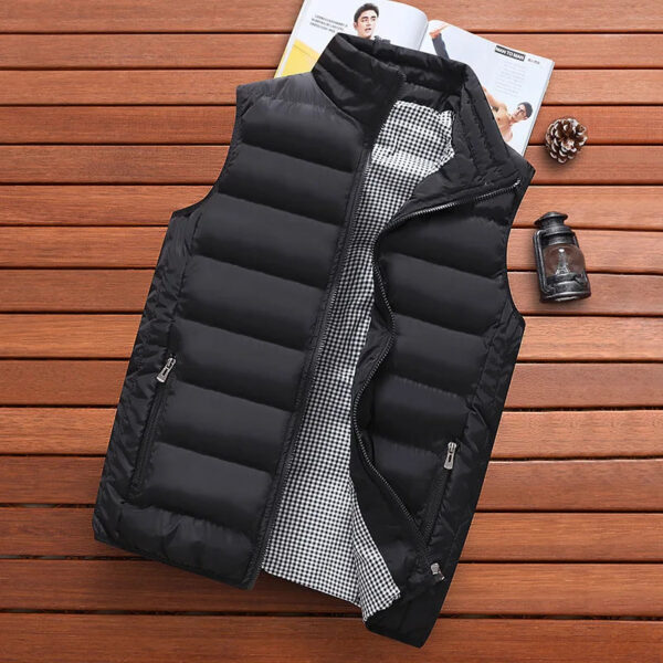 S42d7165d7033452c898262cf0b3916ddc.jpg Men Vest Windproof Vest Men Jacket Sleeveless Vest Winter Jacket Casual Coat Men down Cotton Warm Thicken Waistcoat thick gilet