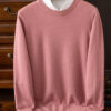 S42f74925415e432ca17420ecc38a27b40.jpg Choice Men's Wool Sweater Autumn Winter New Round Neck Pullover Loose Solid Color Bottoming Shirt Long Sleeve Smart Casual Tops