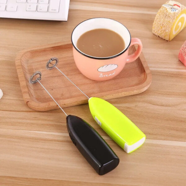 S433c79baf78d4db0bcd21f634a963109c.jpg Electric Egg Beater Milk Frother For Coffee Household Kitchen Mini Stainless Steel Coffee Milk Tea Blender