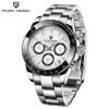 40mm New V2 PAGANI DESIGN Men's Quartz Watches Sapphire Retro Chronograph Stainless Steel Waterproof Watch Men Relogio Masculino