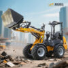 Cheap New design 4x4 mini loader wheel loader mini wheel loader Multifunctional compact Diesel Loader Customizablefor sale