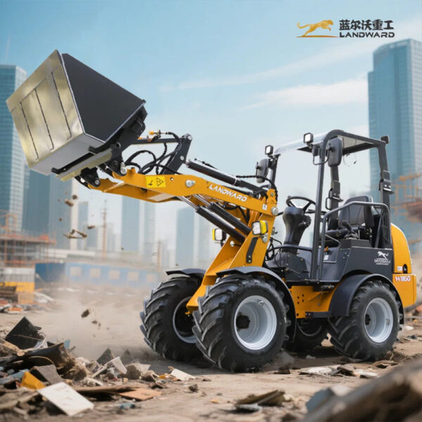 Cheap New design 4x4 mini loader wheel loader mini wheel loader Multifunctional compact Diesel Loader Customizablefor sale
