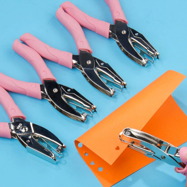 Paper Hole Punch for Scrapbook, 5 Hole Shapes for Choice