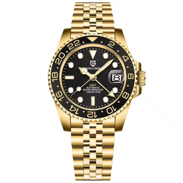 S43d275d7a9ba48ea9872cce3824a7e71n.jpg PAGANI DESIGN V3 Version GMT Watches Men's Luxury Sapphire Automatic Mechanical Watch 40MM Stainless Steel Waterproof Watch