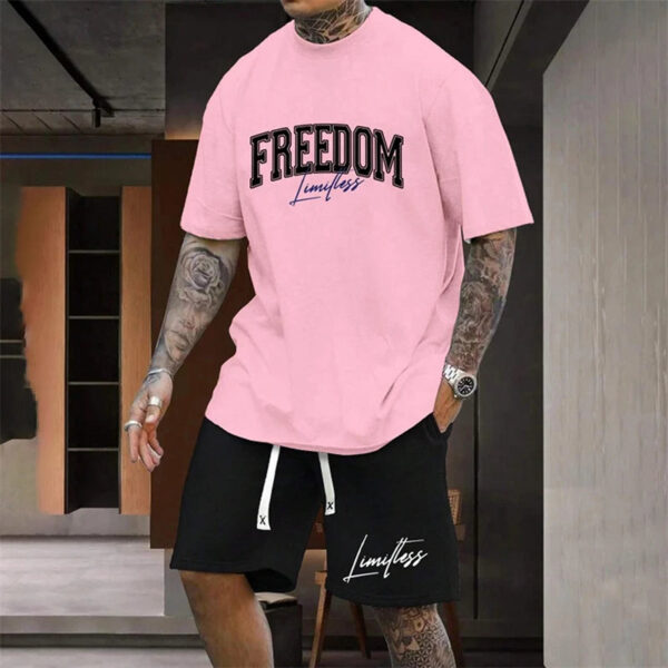 S44ab80dd3a784e83b8e35774fb594fe2r.jpg 20024 Outdoor Sports Style Men's Suit Basketball Suit Summer Seaside Holiday Leisure Wear Men's Home Loose Comfortable Pyjamas