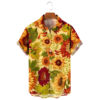 S44b7d7cc816048249b37a6ae58154906u.jpg Men's Hawaiian Shirt, 3D Sunflower Print T-Shirt, Floral Single Row Button Lapel, Large 5XL, Casual Style, Beach To