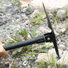 1PC Engineer Shovel Military Shovel with Compass Outdoor Multifunctional Folding Military Shovels Vehicle Camping Fishing Spades