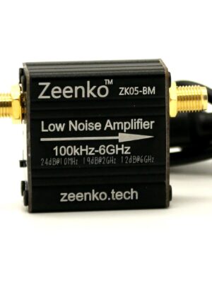 Zeenko BM series Low Noise Amplifier 100KHz-6GHz/10GHz Battery included 20dB High Gain LNA RF Power Preamplifier Module