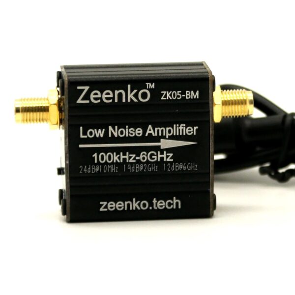 S4588b7a3de68438fb07d5f63bfcfbe92k.jpg Zeenko BM series Low Noise Amplifier 100KHz-6GHz/10GHz Battery included 20dB High Gain LNA RF Power Preamplifier Module