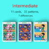 S45cb62b67d1f443c8f5b746b727471feM.jpg Find the Difference, Fun Concentration Training Game Pictures, Educational Items, Find Different Places, Reusable Erasable Pictures